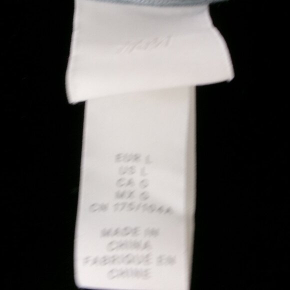 New H&M Ribbed Open Twist Back Sleeveless Midi Dress Soft Stretchy Grey Blue L - Picture 11 of 11